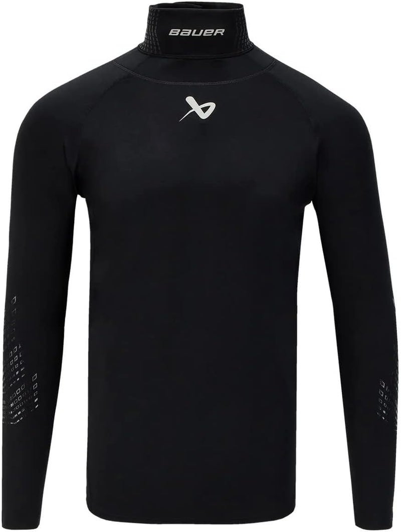 Bauer Hockey Neck Protect Long Sleeve Shirt, Senior - Image 1